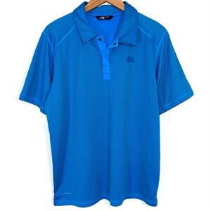 The North Face FlashDry Men’s Blue Short Sleeve Polo Size Large